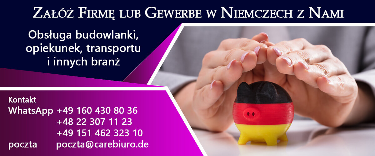 rejestracja firmy w Niemczech