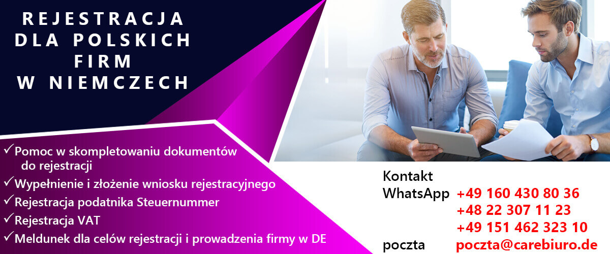 Otwarcie Firmy w Niemczech