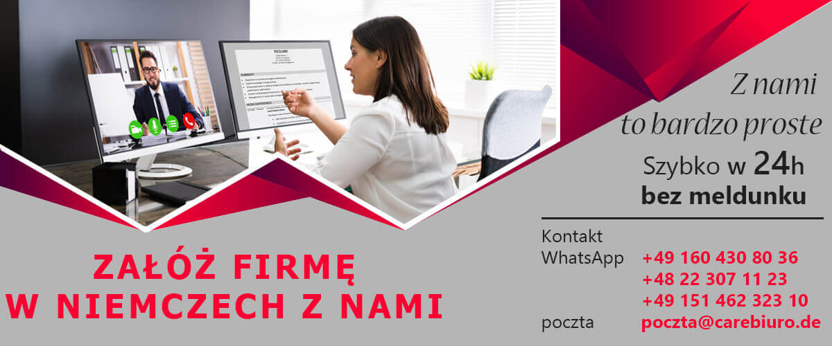 Rejestracja polskiej firmy w niemczech